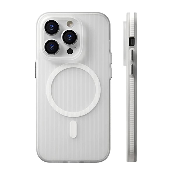 iPhone 13 Pro Mobilskal Korrugerad Anti-Halk - Transparent Transparent