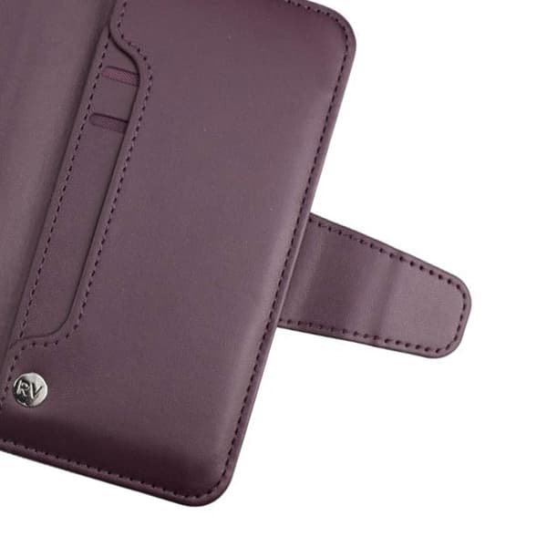 Samsung Galaxy S22 Plånboksfodral med Extra Kortfack Rvelon - Mörklila Mörklila