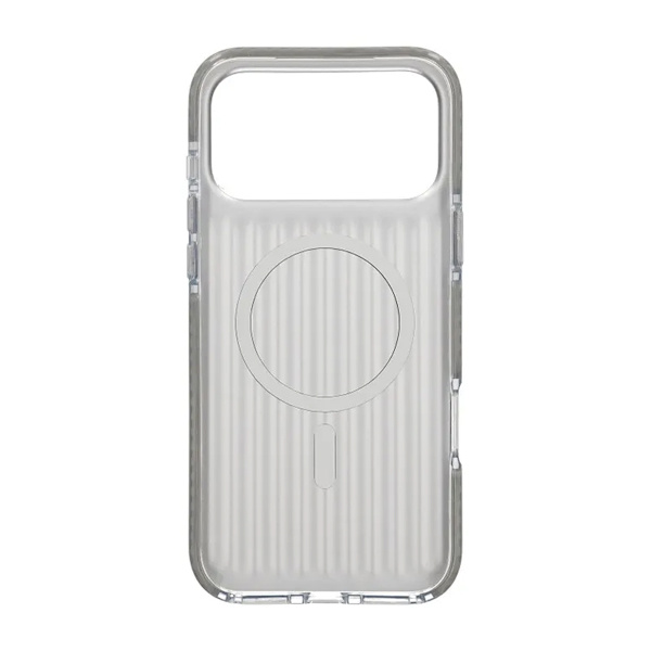 Mobilskal Korrugerad Magsafe för iPhone 17 Pro Max - Silver Silver