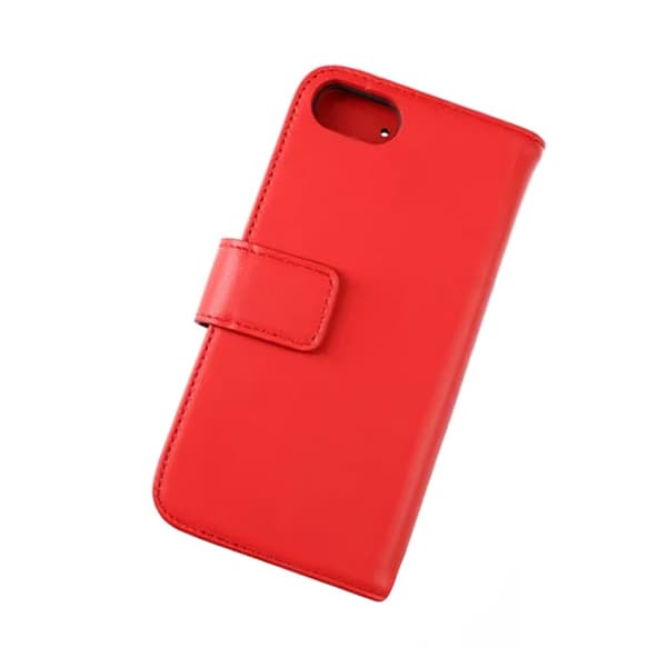 iPhone 7/8/SE (2020/2022) Plånboksfodral Läder Rvelon - Röd Red