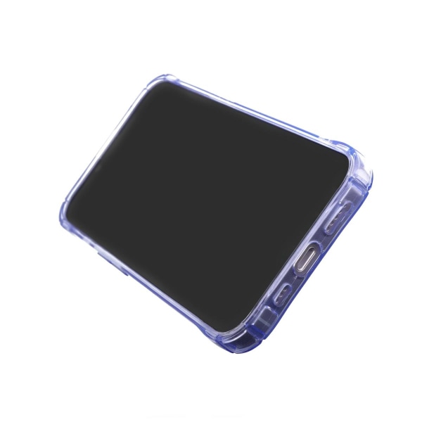 iPhone 14 Plus Stöttåligt Skal med Korthållare - Lila Purple
