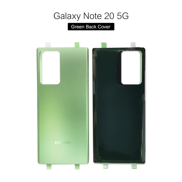Samsung Galaxy Note 20 5G Baksida Original - Grön Dark green