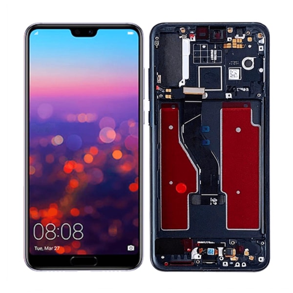 Huawei P20 Pro LCD Display Original - Svart Svart