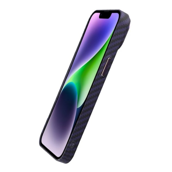 iPhone 15 Pro Mobilskal i Kolfiber - Lila Purple