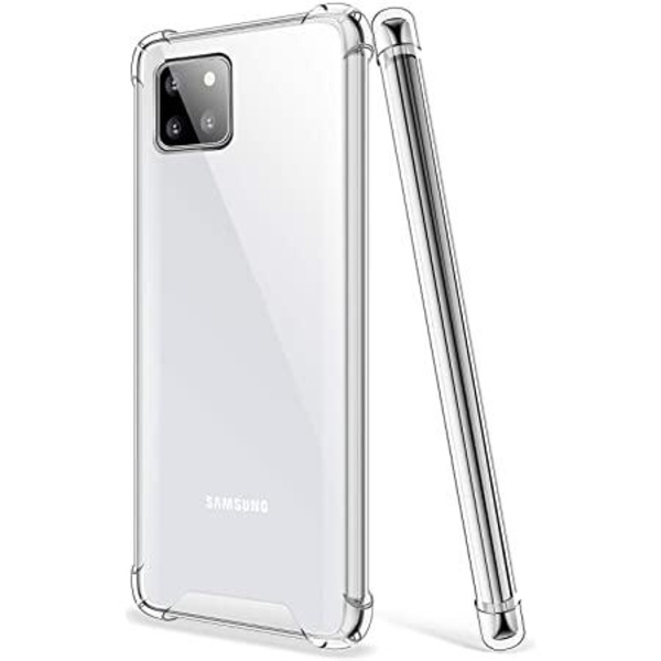 Stöttåligt Mobilskal Samsung Galaxy Note 10 Lite - Transparent Transparent