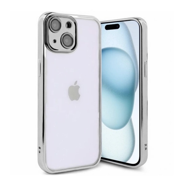 Luxury Mobilskal iPhone 15 - Silver Silver