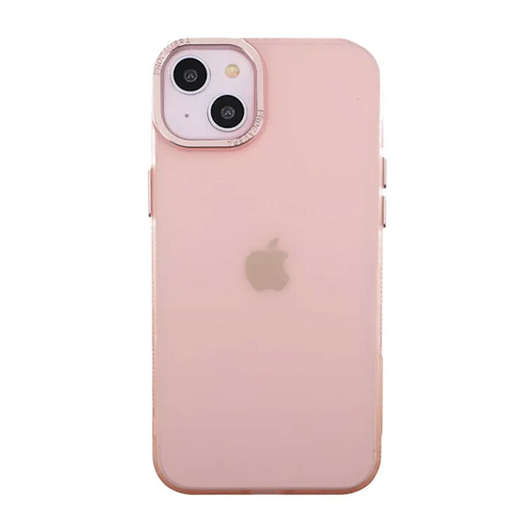 iPhone 14 Plus Mobilskal - Frostat Rosa Pink