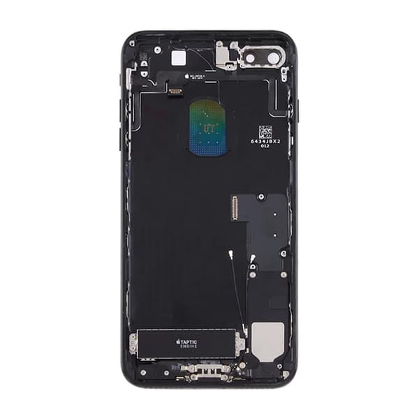 iPhone 7 Plus Baksida med Komplett Ram - Svart sort