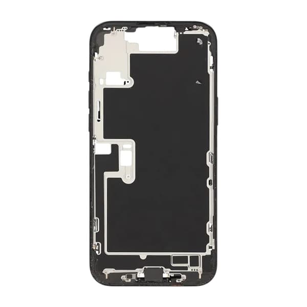 Mittenram med smådelar för iPhone 16 Pro Max - Svart Titan OEM Svart