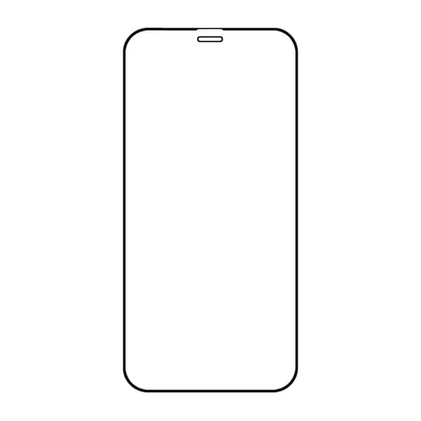 Screen Protector iPhone 12/12 Pro - 3D Tempered Glass Black Rv packing no instlation frame