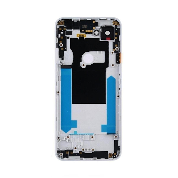 Google Pixel 3A Baksida/Komplett Ram OEM - Vit Vit