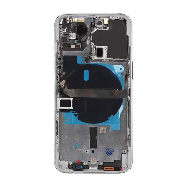 iPhone 13 Pro Baksida med Komplett Ram OEM - Silver Silver