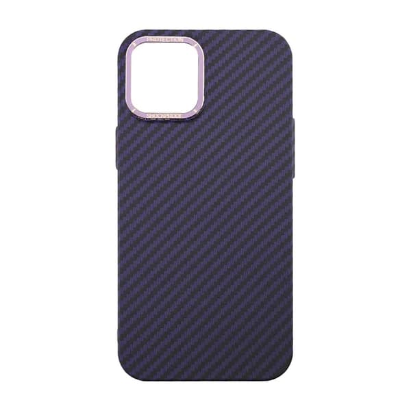Kolfiber Skal iPhone 12 Pro Max - Lila Purple