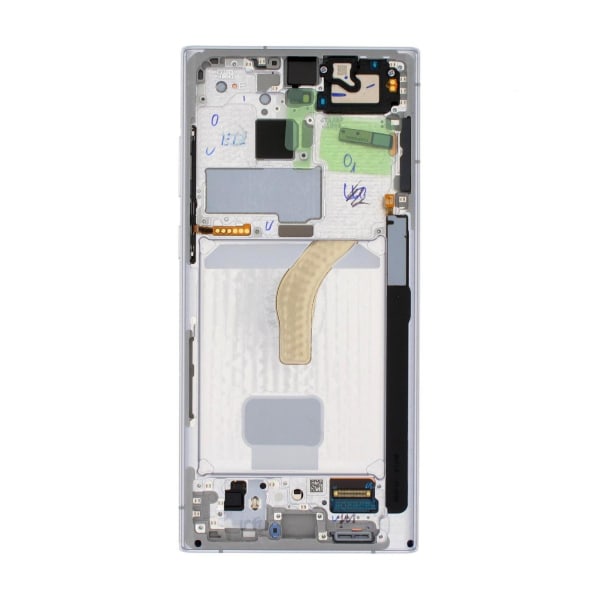 Samsung Galaxy S22 Ultra Skärm med LCD Display Original - Vit Warm white