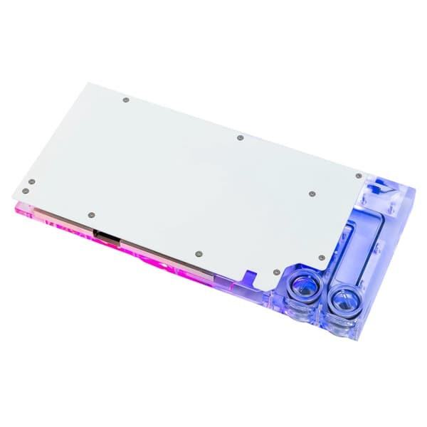 Phanteks Glacier EZ Fit G40 ASUS GPU Block, Vit - Nyskick hvid