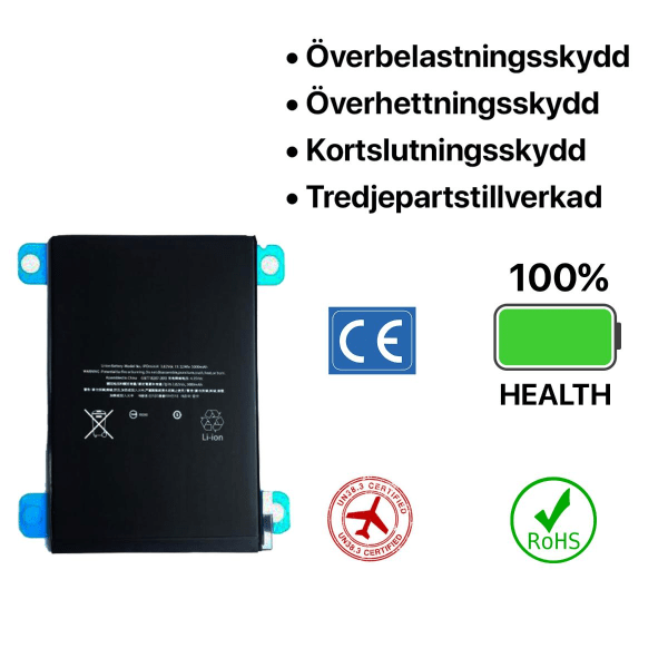 iPad Mini 4 Batteri Hög Kvalité musta