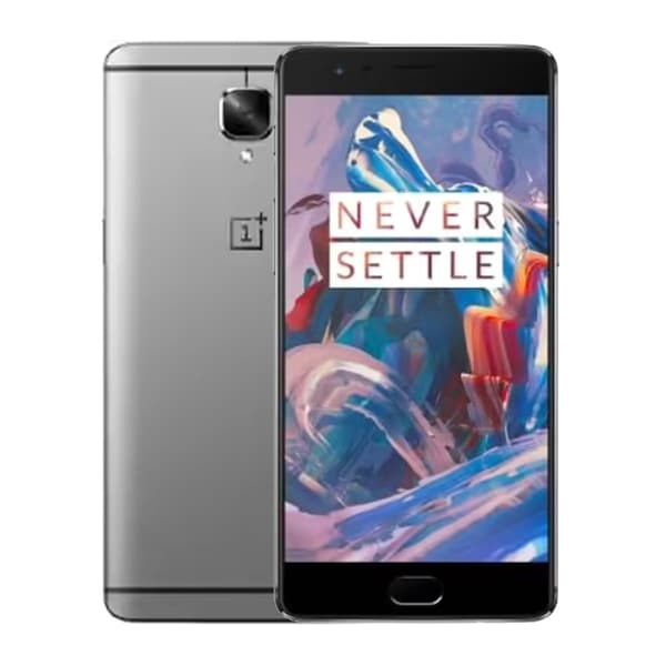 Begagnad OnePlus 3 64GB Anthractive Grey - Använt skick harmaa