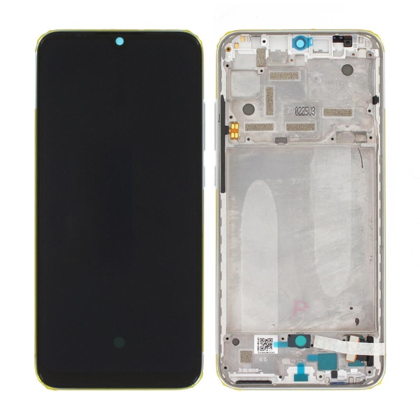 Xiaomi Mi A3 (2019) Skärm med LCD Display Original Skärm med LCD Display Original - Vit White