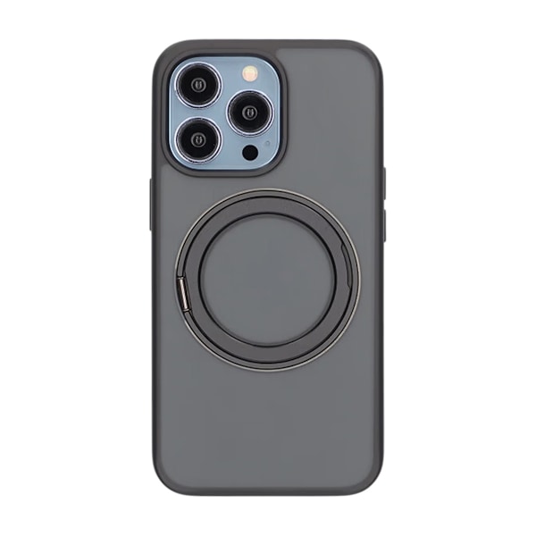 iPhone 13 Pro Mobilskal Roterande Magsafe Stativ - Svart Svart