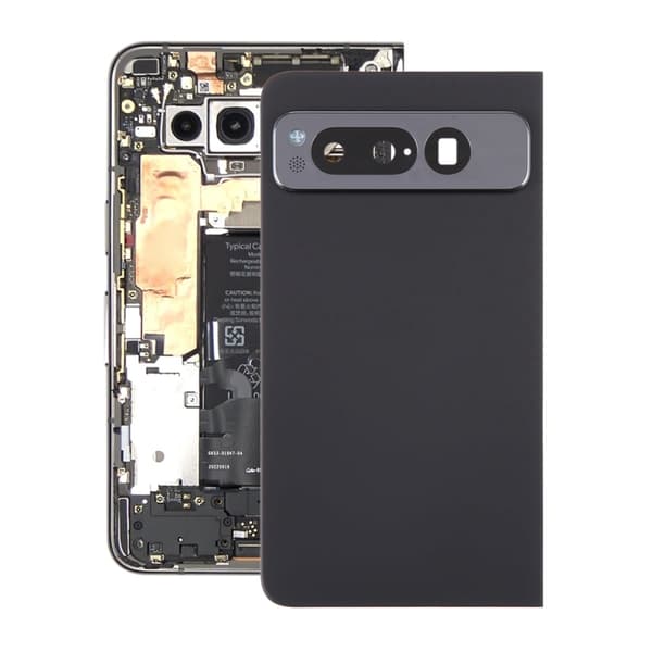Google Pixel Fold Baksida - Svart sort