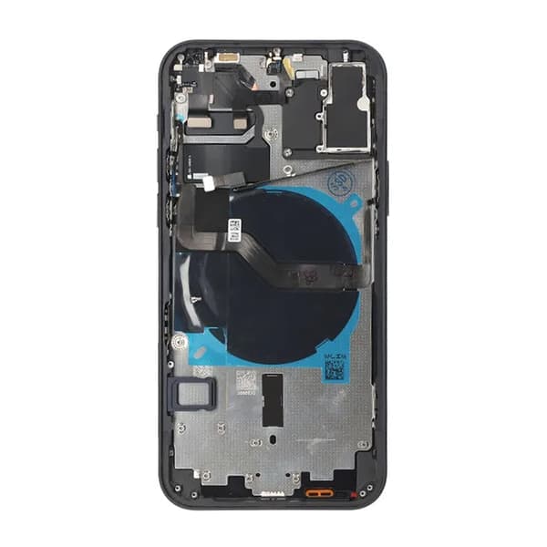 iPhone 12 Baksida med Komplett Ram OEM - Svart Svart
