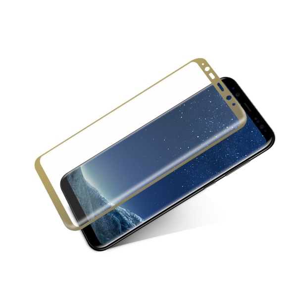 Skärmskydd Samsung S8 - Härdat Japan Glas (Guld) Gold