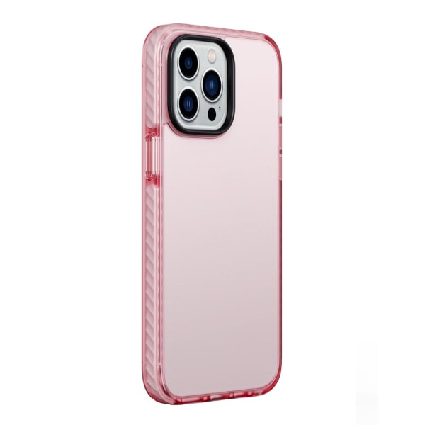 iPhone 14 Pro Stöttåligt TPU Mobilskal - Rosa Rosa