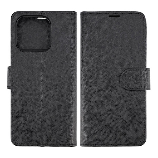 Xiaomi Redmi 12c Plånboksfodral med Stativ - Svart Svart