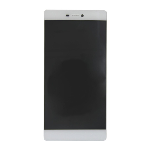 Huawei P8 Skärm med LCD Display med Batteri Original - Vit White