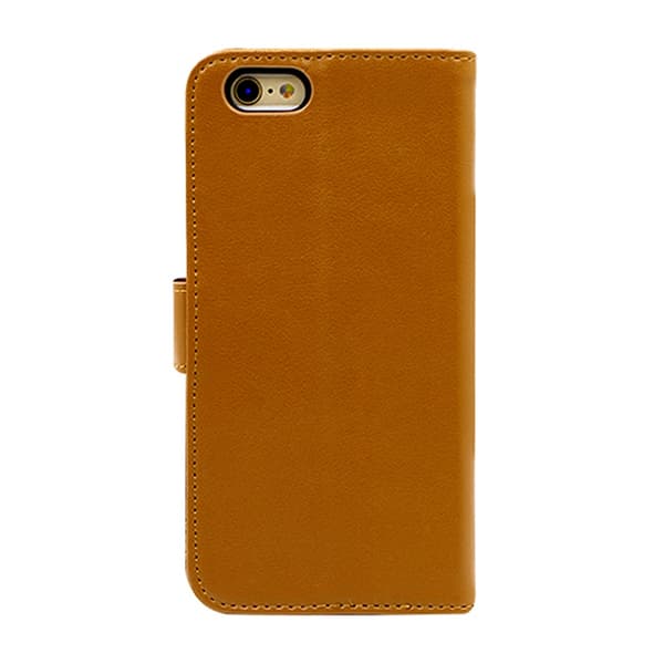iPhone 6/6S Plånboksfodral Läder med Stativ - Brun Brown