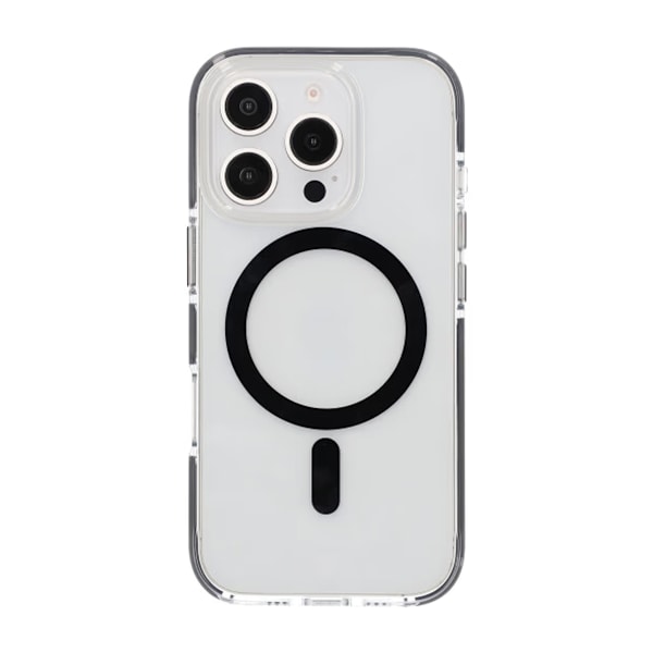 iPhone 16 Pro Max Mobilskal Magnet Dubbelskydd - Svart Svart