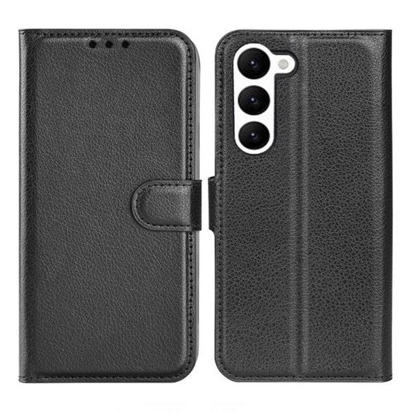 Samsung Galaxy S23 Plånboksfodral med Stativ - Svart Black