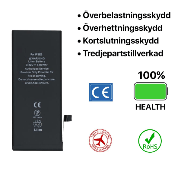 iPhone SE 2020 Batteri Hög Kvalité