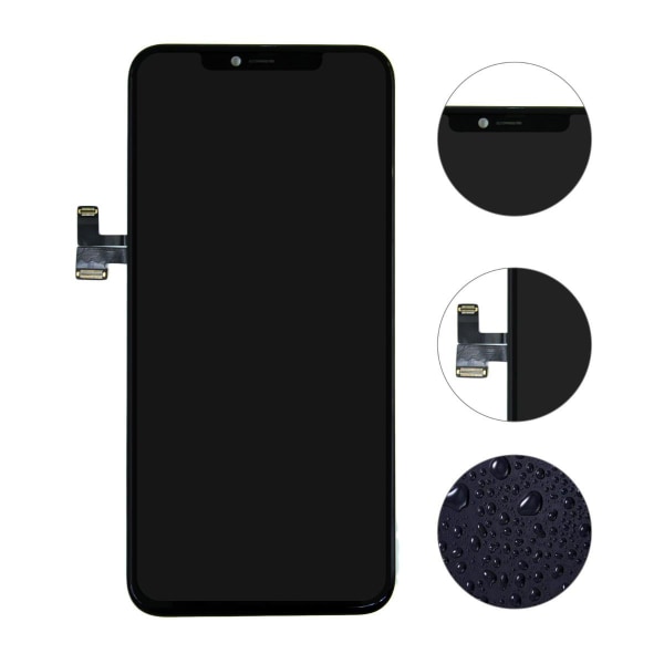iPhone 11 Pro Max OLED Skärm - Svart (tagen från ny iPhone) Black
