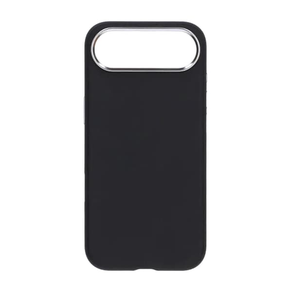 Mobilskal Konstläder med Kameraskydd för iPhone Air - Svart Black