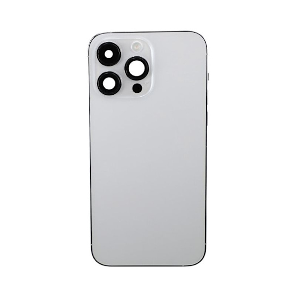 iPhone 14 Pro Max Baksida med Komplett Ram - Silver Silver