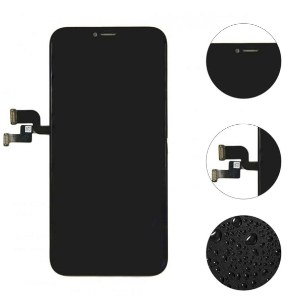 iPhone X LCD Skärm In-Cell Svart