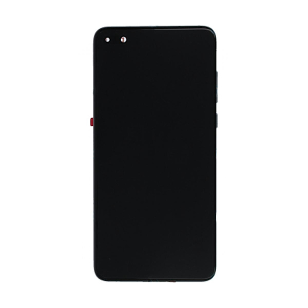 Huawei P40 Skärm/Display med Batteri Original - Svart Black