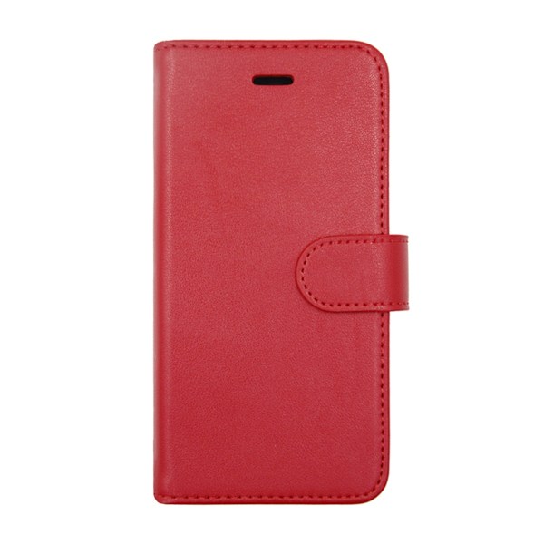 iPhone 6/6S Plånboksfodral Läder med Stativ - Röd Red