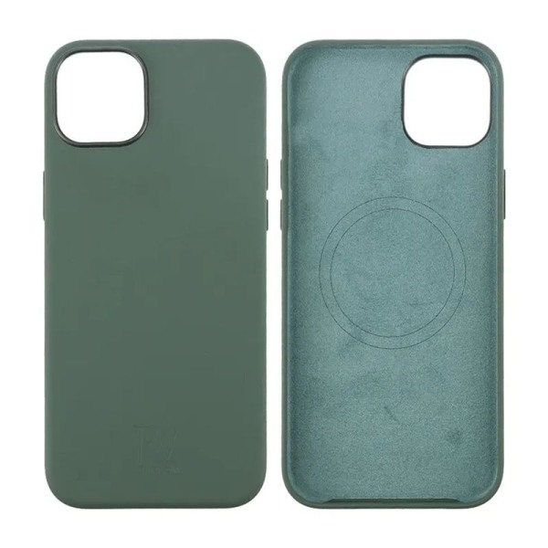 iPhone 15 Plus Silikonskal Rvelon MagSafe - Grön Green