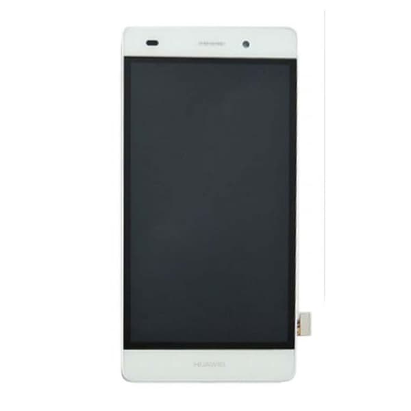Huawei P8 Lite LCD White Original OEM With Frame White