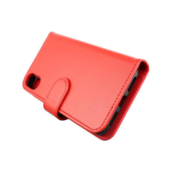 iPhone X/XS Plånboksfodral Magnet Rvelon - Röd Röd