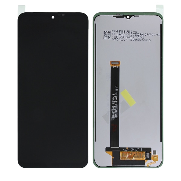 Samsung Galaxy Xcover 6 Pro 2022 (SM-G736) Skärm med LCD Display Original - Svart Svart