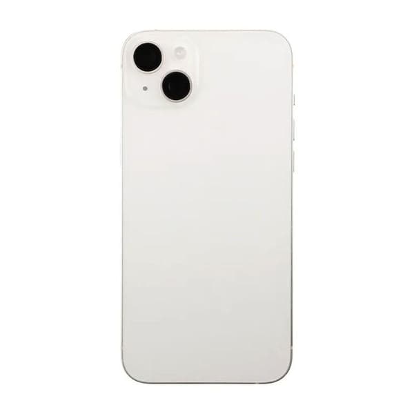 iPhone 14 Plus Baksida med Komplett Ram - Vit White