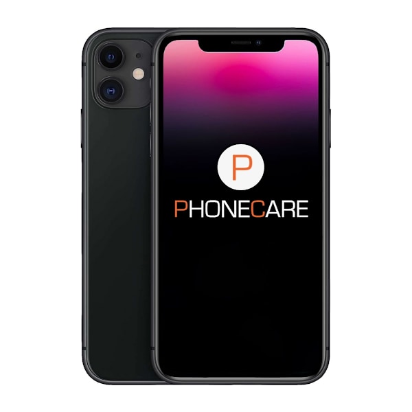 iPhone 11 64GB Svart - Använt skick (C) Svart