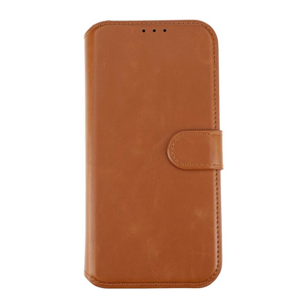 iPhone 15 Plus Plånboksfodral Magnet Rvelon - Brun Brun