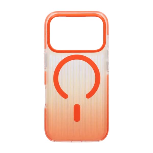 Mobilskal Korrugerad MagSafe för iPhone 17 Pro Max - Orange Orange