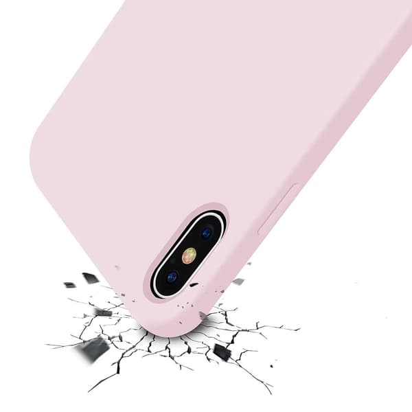 iPhone X/XS Silikonskal Rvelon - Sand Rosa DustyPink