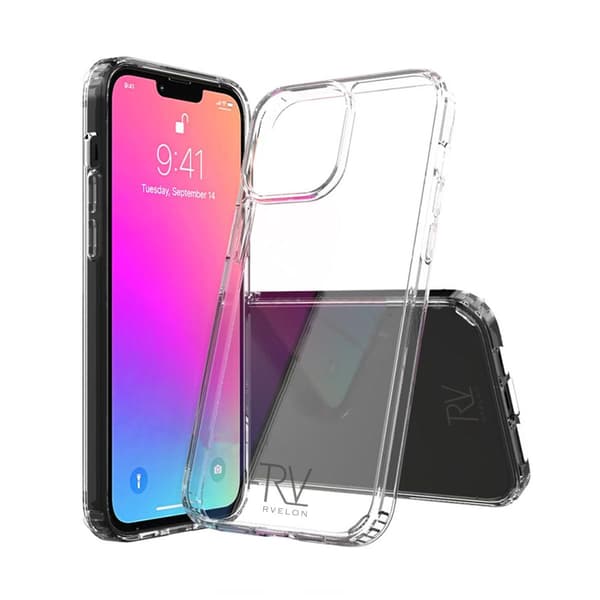 iPhone 12 Pro Max Stöttåligt Skal Rvelon - Transparent Transparent