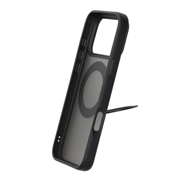 Mobilskal Roterande Magnet Stativ för iPhone 17 Pro Max - Svart Black
